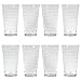 Splash 18-ounce Plastic Tumblers | set of 8 Clear