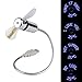 Niceshop Mini_LED_USBFan Flexible Gooseneck Mini USB Powered LED Cooling Flashing Temperature Fan for PC, Laptop Notebook Desktops