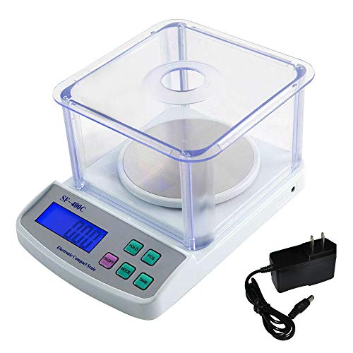 500g/0.01g Precision Balance Digital Electronic Scale Lab Laboratory School Scale Portable with Windshield and AC/DC Adapter | SF-400C - Thumbnail 7