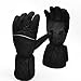 Yanqueens Electric Battery Heated Gloves for Men and Women, Waterproof Insulated Heating Gloves for Winter Outdoor Camping Hiking Hunting