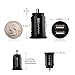 Cable Matters 2-Pack 4.8A 24W Flush Mount Dual USB Car Charger, Compact Mini Car USB Charger for Smartphones and Tablets