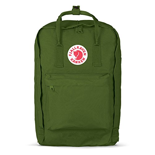 Fjallraven Kanken Laptop Backpack, Leaf Green, One Size