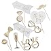 Ginger Ray Gold Foiled Wedding Photo Booth Props Fun Decoration 10 Pack