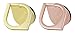 Phone Holder SOYAA 2Pack Finger Ring Stand Water Drop Shape Zinc Alloy 360°C Rotation Cellphone Holder Car Mount Universal Use for Mobilephones and Tablets (Rose+Gold)