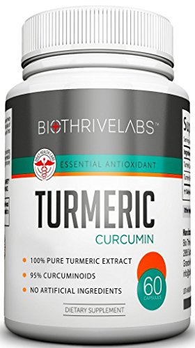 Biothrive Labs Best Turmeric Curcumin Supplement With BioPerineÂ® - 95% Curcuminoids - 60 Caps