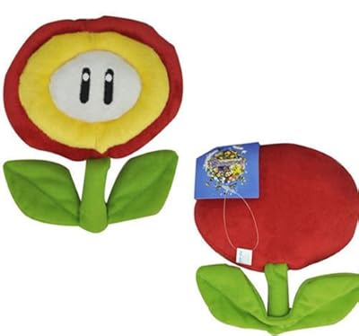 Shalleen 7" Super Mario Bros Plush Fire Flower Soft Toy Stuffed Animal Figure