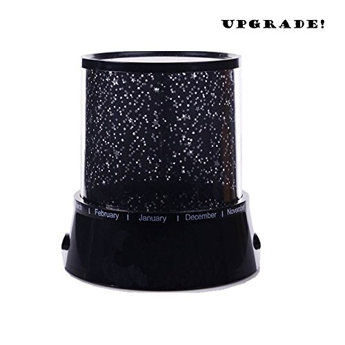 Goldenvalueable Colorful Twilight Romantic Sky Star Master Projector Lamp, Starry LED Night Light Kids Bedroom Bed Light