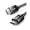 UGREEN HDMI Kabel 2.1 Nylon Ondersteunen Dolby, HDR10+, eARC, 48 Gbps, 3D, Compatibel met HDMI 2.0 a/b, 4K TV, PS5 PS4…