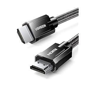 UGREEN HDMI Kabel 2.1 Nylon Ondersteunen Dolby, HDR10+, eARC, 48 Gbps, 3D, Compatibel met HDMI 2.0 a/b, 4K TV, PS5 PS4…