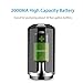 Water Bottle Pump 5 Gallon, USB Charging Portable Electric Drinking Water Bottle Pump Dispenser [2000MA Battery Powered](Black)