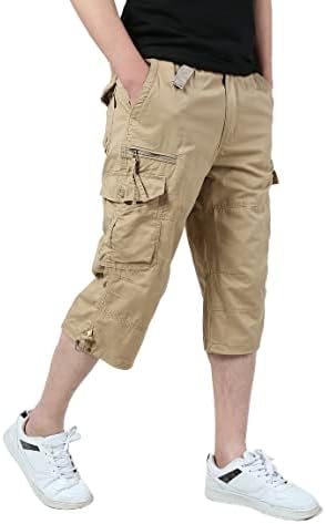 Pescador Capri Para Caballero Capri Holgado Pantalon Pesquero