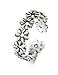 925 Sterting Silver Toe Ring, BoRuo Daisy Flower Hawaiian Adjustable Band Ring