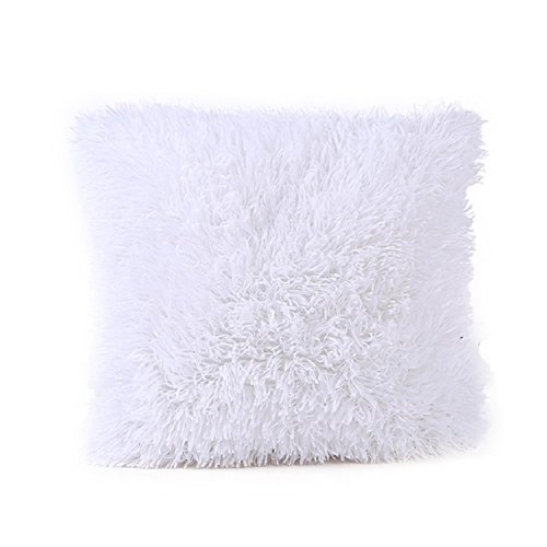 Ikevan Vintage Christmas Square Sofa Bed Home Decor Plush Pillow Case Cushion Cover(18" x 18") (White) - Thumbnail 5