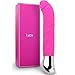Lyps Dildo Vibrator 10 Vibration Settings, Stimulation (USB Charged), Stimulate Vagina, G-Spot and Clitoris, Waterproof, Powerful and Quiet, Discreetly Adult Sex Toy, Pink