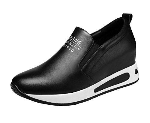 fashion letter slip on wedge sneakers