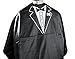MD® Nylon Tuxedo Professional Hair Cutting Cape (Black)