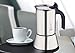 Bialetti Venus Caffettiera in Acciaio INOX, Adatta all'Induzione, Inossidabile, Argento, 6 Tazze