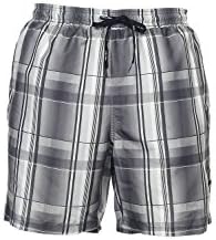 Calvin Klein Men's Micro Retro Plaid Volley Swim Trunk