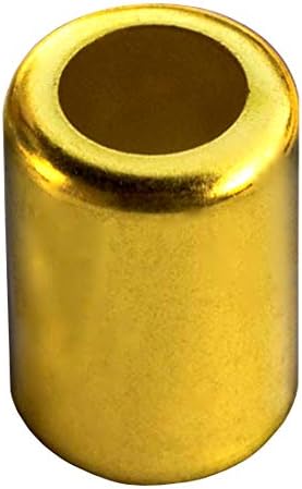 Ferrules 50 Pack 0.750" I.D x 1.0" Ferrule Brass Pneumatic Hose Air Hose Fitting Hose Crimping Tool Air Hose Repair Air Hose Crimping Tool Ferrule Crimping Tool Fittings Super-Deals-Shop