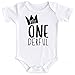 Olive Loves Apple Mr One-Derful Baby Boys 1st Birthday Onesie First Birthday Onesie for boys, White, Onesie, 12-18 mo. Short sleeve