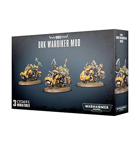 WAEHAMMER 40,000 Ork Warbiker Mob SW