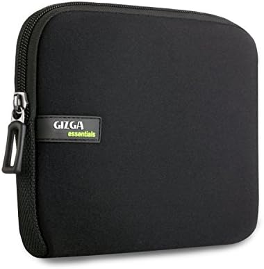 GIZGA 7'' inch Neoprene Laptop Sleeve Case Bag Notebook Computer Cover for 7 Inch Android Google Tablet/ASUS Google Nexus 7 Chromebook/Fire Tablet etc(Black)