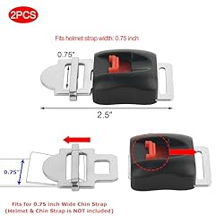 Cosmos Pack of 2 Motorcycle Helmet Speed Clip