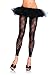 Leg Avenue Women's Floral Lace Footless Tights