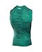 Under Armour Mens UA CoolSwitch Sleeveless Compression Shirt Large GREEN MALACHITE