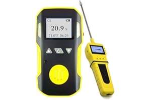 FORENSICS DETECTORS FD - OXYGEN O2 Detector Analyzer + PUMP with Probe by FORENSICS - USA NIST Calibrated - USB Recharge - Sound, Light and Vibration Alarms - 0-30% O2 -