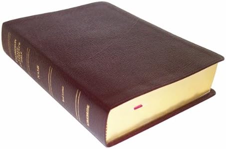 NASB - Burgundy Bonded Leather - Regular Size - Thompson Chain Reference Bible (016093) Leather Bound – January 1, 1993