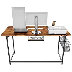 Pamray Small White Computer Desk for Small