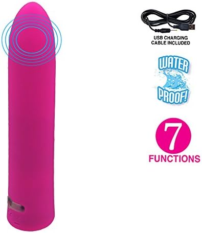 Personal Wand Massager Waterproof Cordless 7 Powerful Multi-Speed for Neck and Back,Stress Relieving