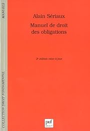 Manuel de droit des obligations