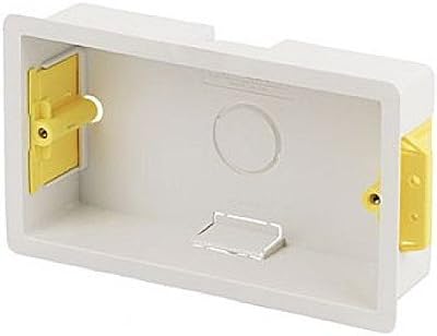 Appleby 5pk SB629 2 Gang 35mm Dry Lining Wall Boxes Twin Depth Electrical Boxes