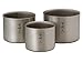 Snow Peak Titanium Stacking Mug Double Wall Ware Combo Sets TW-136