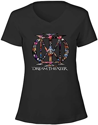 TooWest The Astonishing Dream Theater Womens V Neck Tee Shirt Black