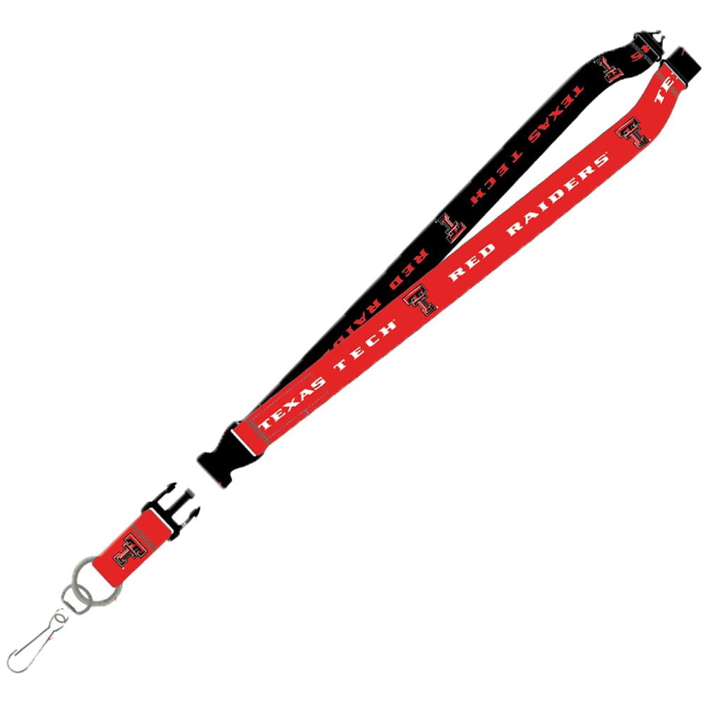 Pro Specialties Group NCAA Texas Tech Red Raiders Two-Tone Lanyard, Red, One Size, IncLS0256694…