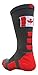 TCK Canada Flag Baseline Crew Socks