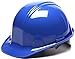 Pyramex Safety Products HP14060 Sl Series 4 pt. Snap Lock Suspension Hard Hat, Blue