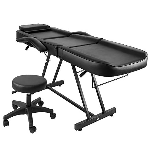 Artist hand Facial Bed Massage Table Adjustable Tattoo Chair W/Free
