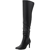 Shoe'N Tale Thigh High Boots for Women Over The Knee Stiletto Heel Pointed Toe Long Sexy Boots