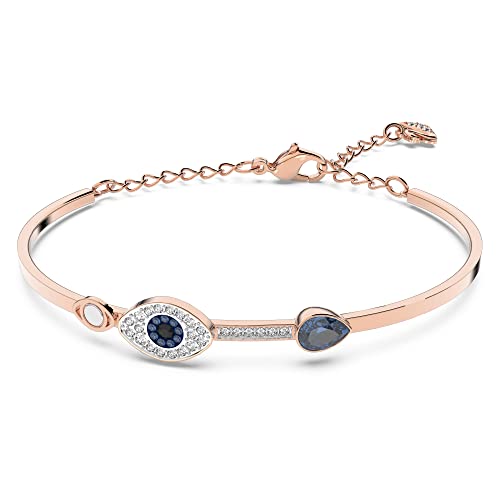 Brazalete Symbolica, Ojo turco, Azul, Combinación de acabados metálicos