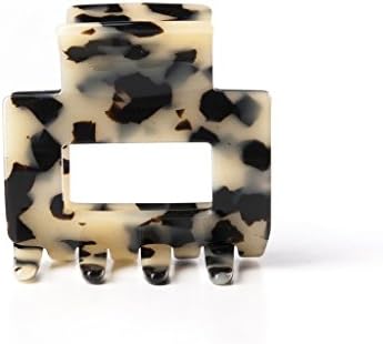 Ficcare Medium Open Rectangle Jaw Clip Ivory Tokyo