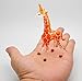 Hand Blown Glass Figurine Cute Giraffe Handmade Miniature Animal Art