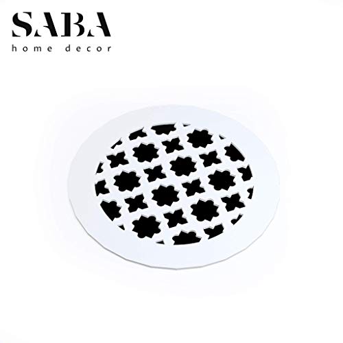 Saba Air Vent Cover Grille Acrylic Plexiglass 10" Round Duct Opening