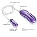 MOJOY Multi 10 Frequency Love Egg Vibrator, Mini Bullet Vibe Wired Massager Female Masturbator Vibration (Purple)