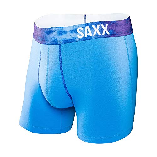 Saxx Underwear Men's Fiesta Boxer Malibu Marble Boxer Briefs SM