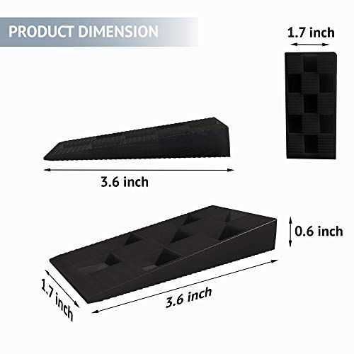 Plastic Wedge for Using as Door Wedges, Window Wedges, Flooring