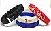 SportsBraceletsPro - Basketball Player Sets - Silicone Wristband - Adult/Teen 7.7